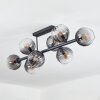 Koyoto Plafonnier, Boule lumineuse Clair, Fumé, 8 lumières