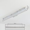 Ilena Luminaire extérieur, Luminaire de salle de bain, Plafonnier LED Gris, 1 lumière