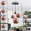Koyoto Suspension, Boule lumineuse, Suspension grappe Cuivré, 4 lumières