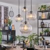 Koyoto Suspension, Boule lumineuse, Suspension grappe Clair, 4 lumières