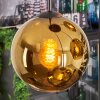 Koyoto Suspension, Boule lumineuse, Suspension grappe Or, 4 lumières
