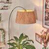 Granja Lampadaire Nickel mat, Noir, 1 lumière