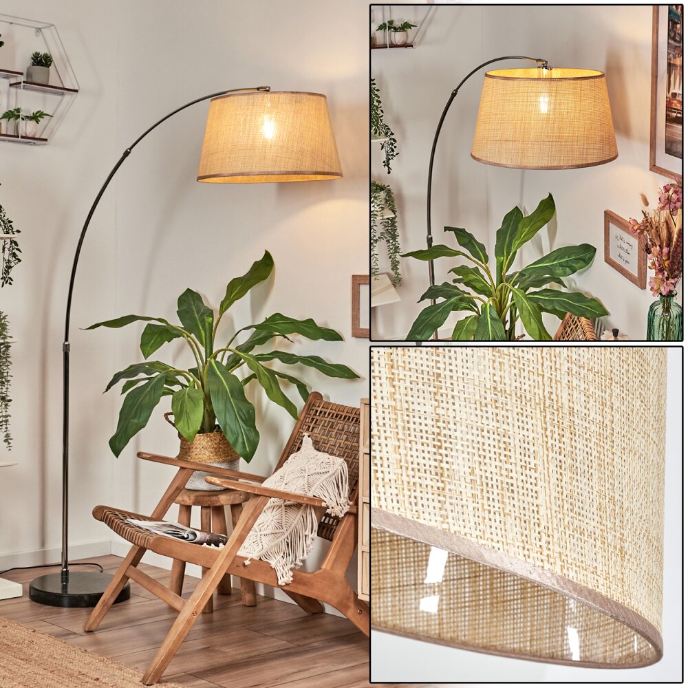 Sabadim Lampadaire Chrome, Noir, 1 lumière main product photo
