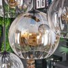 Koyoto Suspension, Boule lumineuse, Suspension Ambre, Clair, Fumé, 8 lumières