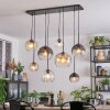 Koyoto Suspension, Boule lumineuse, Suspension Ambre, Clair, Fumé, 8 lumières