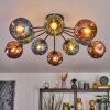 Ripoll Plafonnier, Boule lumineuse Bleu, Vert, Cuivré, 10 lumières