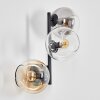 Koyoto Boule lumineuse, Applique murale Ambre, Clair, Fumé, 3 lumières