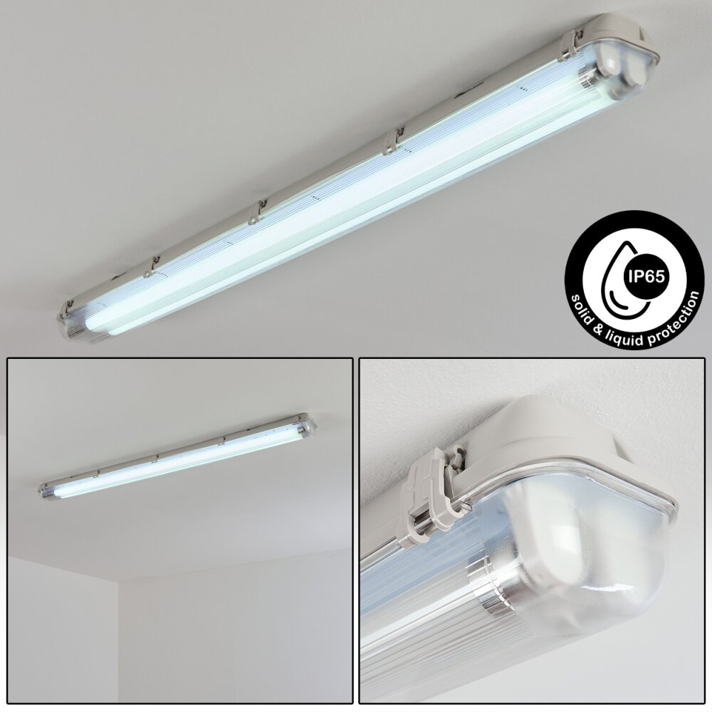 Ilena Luminaire extérieur, Luminaire de salle de bain, Plafonnier LED Gris, 1 lumière main product photo