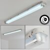 Ilena Plafonnier extérieur, Luminaire extérieur, Luminaire de salle de bain, Projecteur, Plafonnier LED Gris, 1 lumière