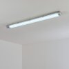 Ilena Plafonnier extérieur, Luminaire extérieur, Luminaire de salle de bain, Projecteur, Plafonnier LED Gris, 1 lumière