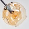 Ripoll Plafonnier, Boule lumineuse Ambre, 6 lumières