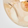 Ripoll Plafonnier, Boule lumineuse Ambre, 6 lumières