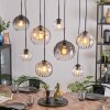 Koyoto Suspension, Boule lumineuse, Suspension Ambre, Clair, Fumé, 8 lumières