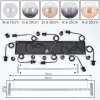 Koyoto Suspension, Boule lumineuse, Suspension Ambre, Clair, Fumé, 8 lumières