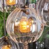Koyoto Suspension, Boule lumineuse, Suspension Ambre, Clair, Fumé, 8 lumières
