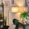 Bassagoda Lampadaire Nickel mat, Noir, 1 lumière