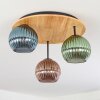 Koyoto Plafonnier, Boule lumineuse Écru, Noir, 3 lumières