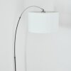 Bassagoda Lampadaire Chrome, Noir, 1 lumière