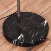 Granja Lampadaire Nickel mat, Noir, 1 lumière