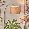 Bongal Lampadaire Nickel mat, Noir, 1 lumière