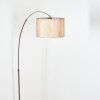 Bongal Lampadaire Nickel mat, Noir, 1 lumière