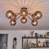 Koyoto Plafonnier, Boule lumineuse 85 cm Fumé, 8 lumières