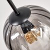 Koyoto Plafonnier, Boule lumineuse 85 cm Fumé, 8 lumières