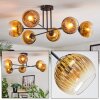 Koyoto Plafonnier, Boule lumineuse 78 cm Or, Clair, 6 lumières