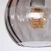 Koyoto Plafonnier, Boule lumineuse Écru, Noir, 3 lumières