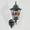 Hongkong Lampe murale d´extérieur, Applique murale Vert, Noir, 1 lumière