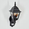 Naofe Lampe murale d´extérieur, Applique murale Noir, 1 lumière, Détecteur de mouvement