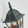 Naofe Lampe murale d´extérieur, Applique murale Vert, Noir, 1 lumière