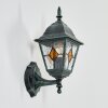 Naofe Lampe murale d´extérieur, Applique murale Vert, Noir, 1 lumière
