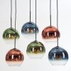 Koyoto Suspension, Boule lumineuse, Suspension Bleu, Vert, Clair, Cuivré, 6 lumières