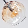 Koyoto Plafonnier, Boule lumineuse 78 cm Ambre, Clair, Fumé, 6 lumières