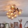 Koyoto Plafonnier, Boule lumineuse Ambre, Clair, 10 lumières