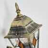 Naofe Lampe murale d´extérieur, Applique murale Or, Noir, 1 lumière, Détecteur de mouvement