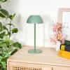 Laken Lampe de table d'extérieur, Luminaire de salle de bain, Lampe à poser LED Vert, 1 lumière