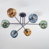 Ripoll Plafonnier, Boule lumineuse Bleu, Or, Vert, 6 lumières
