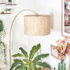 Bongal Lampadaire Laiton, Noir, 1 lumière