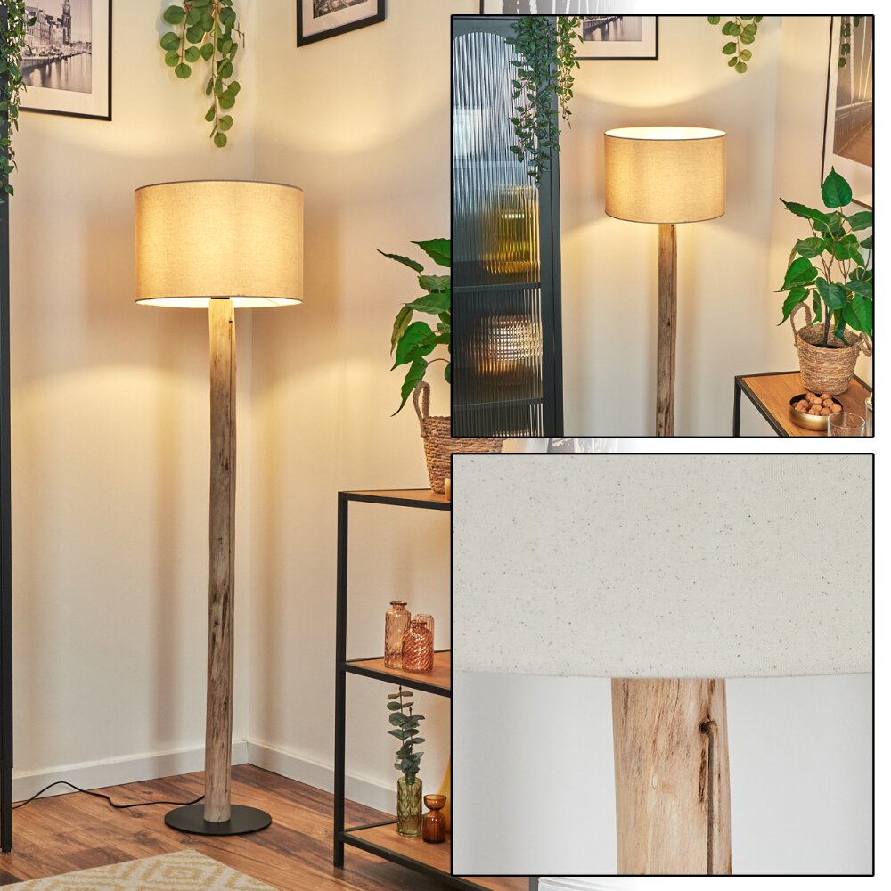 Soungou Lampadaire Écru, Noir, 1 lumière main product photo