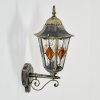 Hongkong Lampe murale d´extérieur, Applique murale Or, Noir, 1 lumière