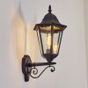 Hongkong Lampe murale d´extérieur, Applique murale Noir, 1 lumière