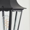 Hongkong Lampe murale d´extérieur, Applique murale Noir, 1 lumière