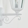 Hongkong Lampe murale d´extérieur, Applique murale Blanc, 1 lumière