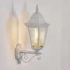 Hongkong Lampe murale d´extérieur, Applique murale Blanc, 1 lumière