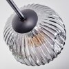Ripoll Plafonnier, Boule lumineuse Ambre, Clair, Fumé, 6 lumières