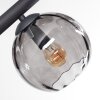 Koyoto Plafonnier, Boule lumineuse Fumé, 8 lumières