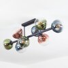 Gastor Plafonnier, Boule lumineuse Bleu, Vert, Clair, Cuivré, 8 lumières