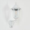 Hongkong Lampe murale d´extérieur, Applique murale Blanc, 1 lumière, Détecteur de mouvement
